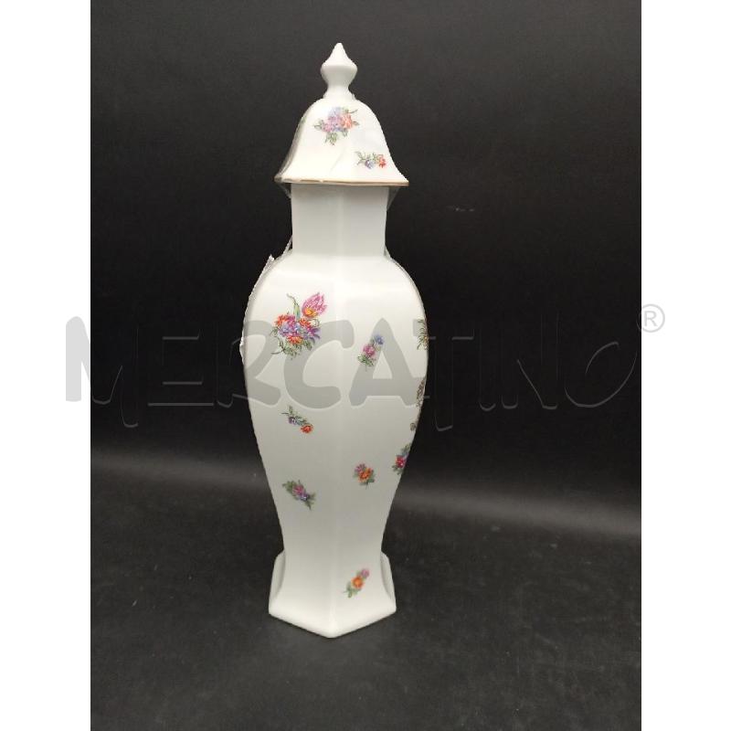 VASO LIMOGES ESAGONALE CERAMICA DECORO FIORI | Mercatino dell'Usato Cesena 2