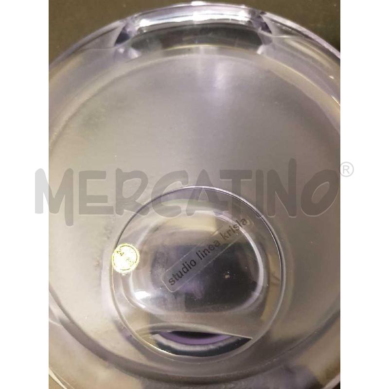 VASO STUDIO LINEA KRISLA CRISTALLO VIOLA  | Mercatino dell'Usato Cesena 3