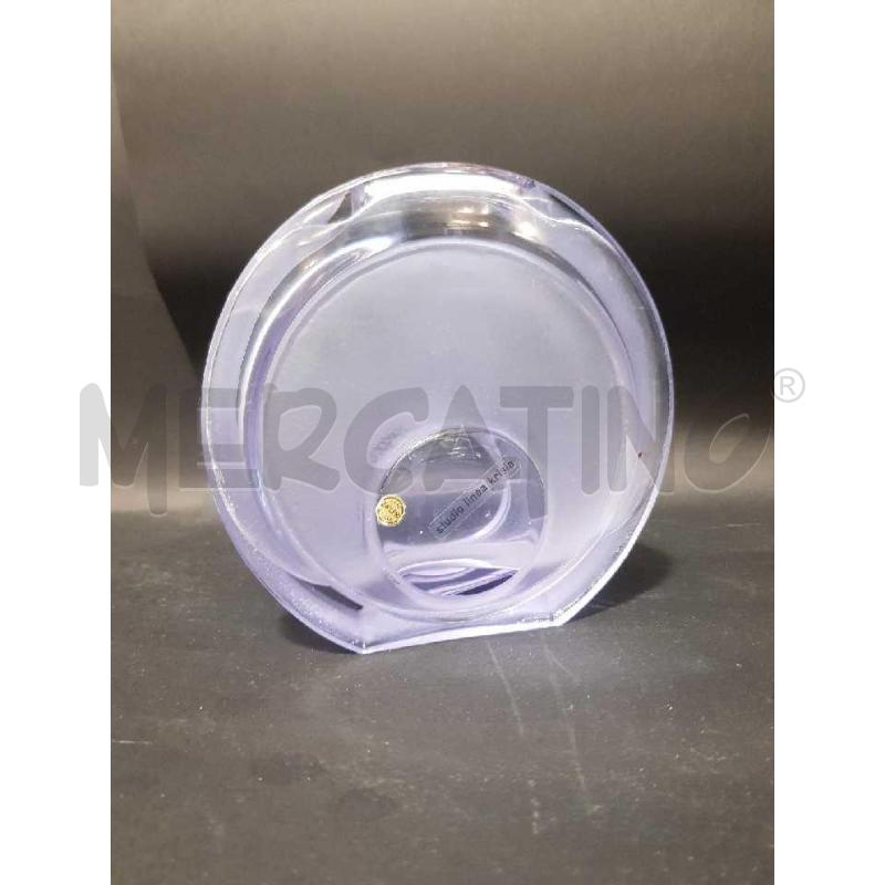 VASO STUDIO LINEA KRISLA CRISTALLO VIOLA  | Mercatino dell'Usato Cesena 5