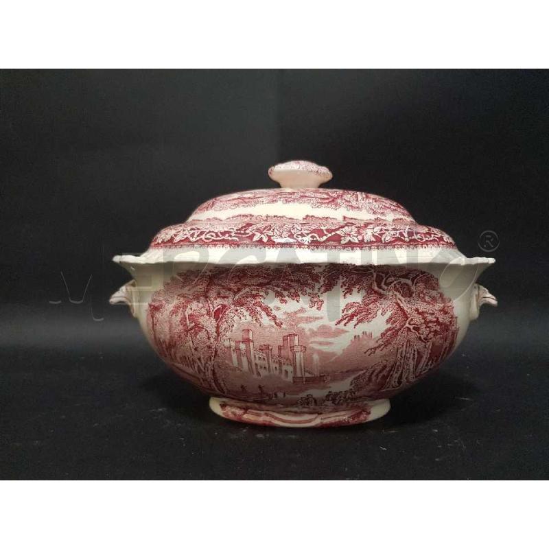 ZUPPIERA CERAMICA INGLESE ROSSA MASON | Mercatino dell'Usato Cesena 4