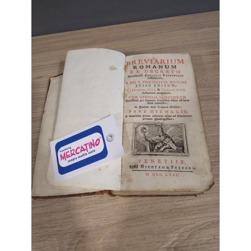 BREVIARIO ROMANUM 1757 | Mercatino dell'Usato Cesena 2