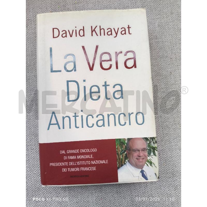 DAVID KHAYAT - VERA DIETA ANTICANCRO | Mercatino dell'Usato Forlimpopoli 1