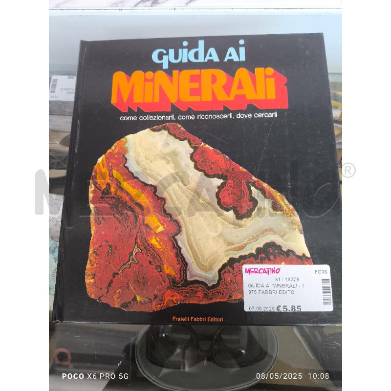 GUIDA AI MINERALI - 1975 FABBRI EDITORI | Mercatino dell'Usato Forlimpopoli 1
