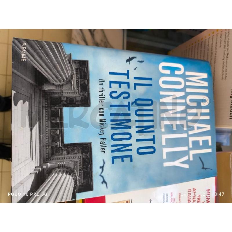 MICHAEL CONNELLY - IL QUINTO TESTIMONE | Mercatino dell'Usato Forlimpopoli 1