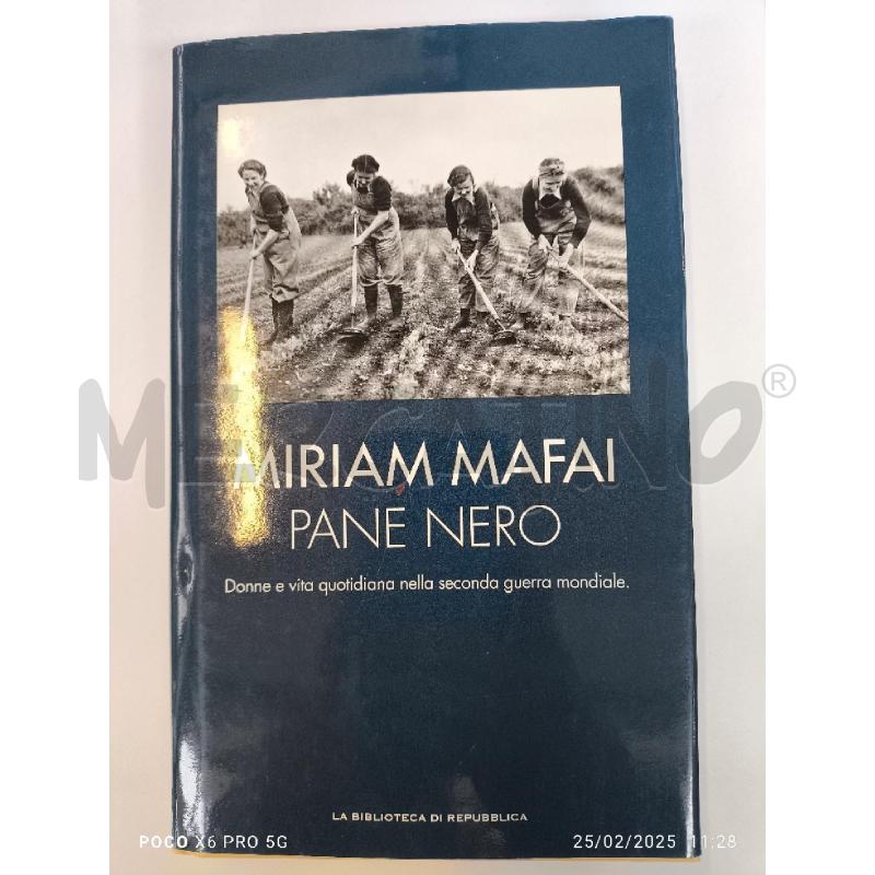 MIRIAM MAFAI - PANE NERO | Mercatino dell'Usato Forlimpopoli 1