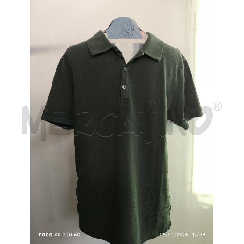 POLO UOMO EMPORIO ARMANI VERDE ET. | Mercatino dell'Usato Forlimpopoli 1