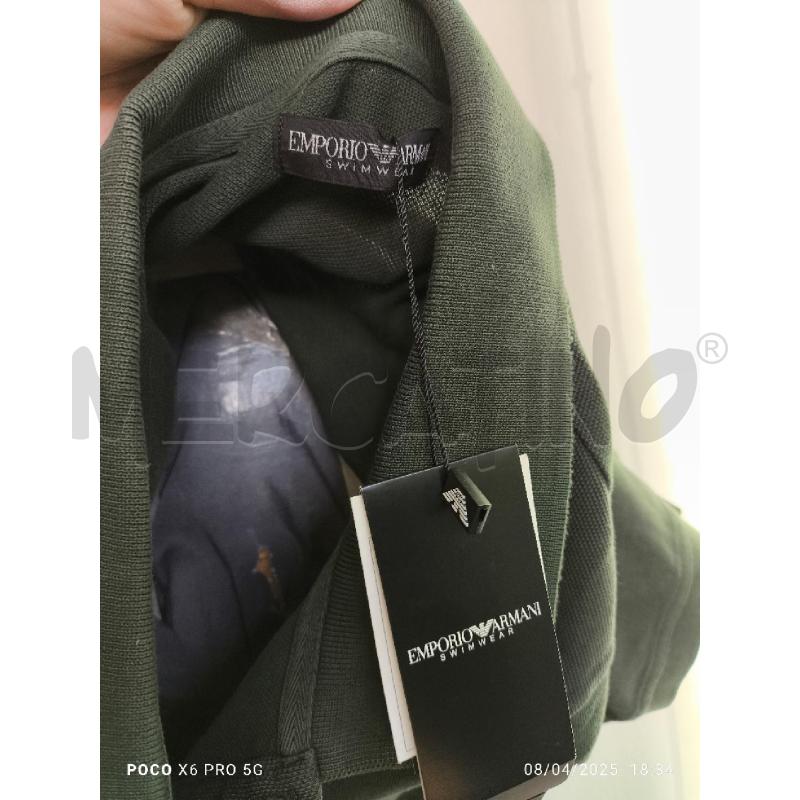 POLO UOMO EMPORIO ARMANI VERDE ET. | Mercatino dell'Usato Forlimpopoli 3