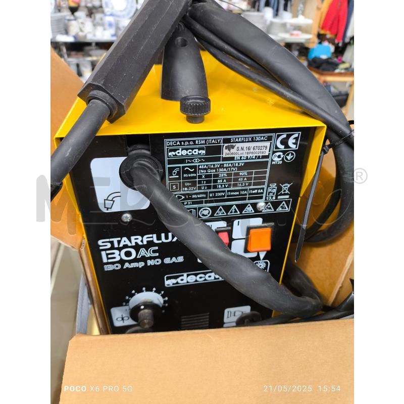 SALDATRICE FILO STARFLUX 130AC NO GAS | Mercatino dell'Usato Forlimpopoli 1