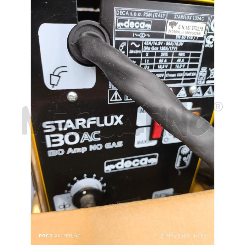 SALDATRICE FILO STARFLUX 130AC NO GAS | Mercatino dell'Usato Forlimpopoli 2