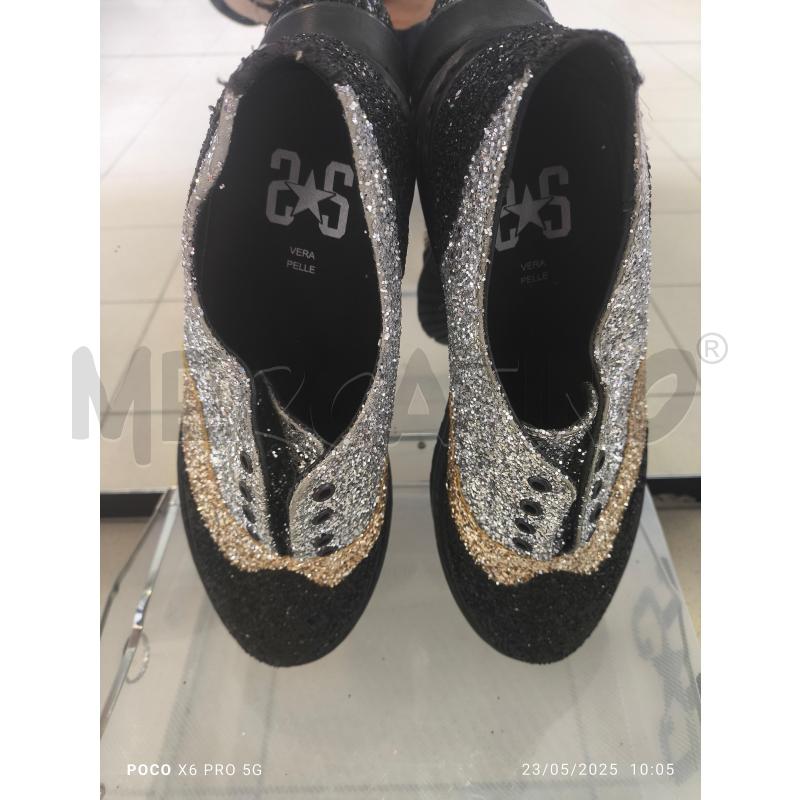 SCARPE DONNA SS25 TG 40 DORATO NERO  | Mercatino dell'Usato Forlimpopoli 2