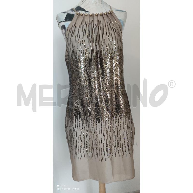 VESTITO DONNA CONPAIET DORATO | Mercatino dell'Usato Forlimpopoli 1