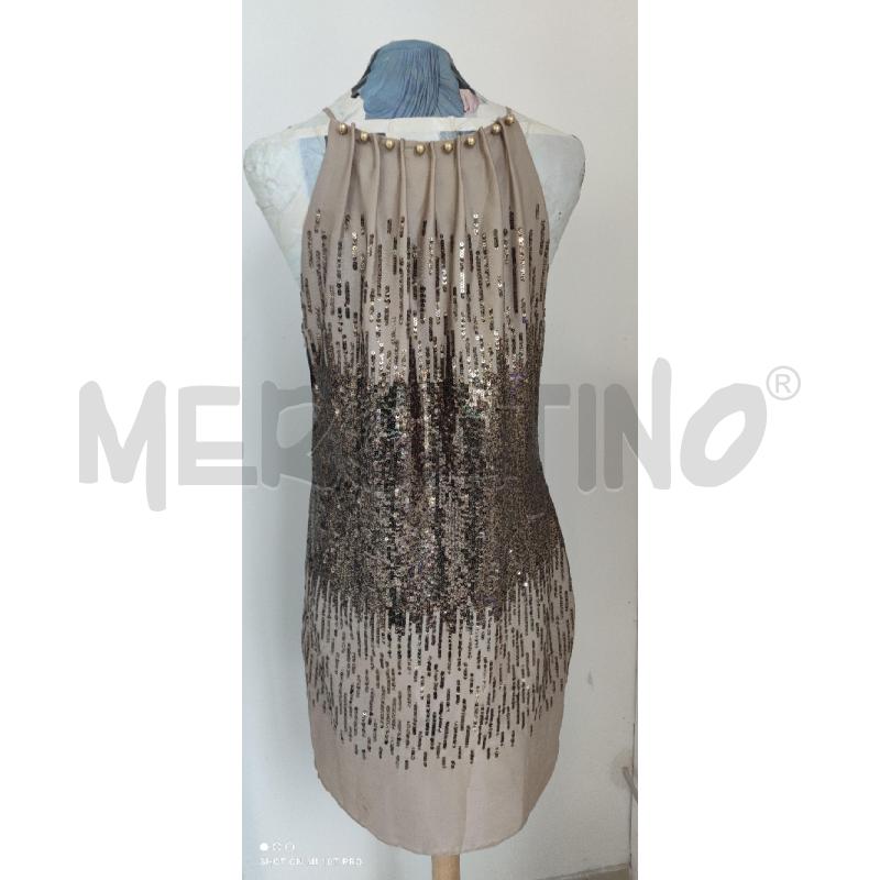 VESTITO DONNA CONPAIET DORATO | Mercatino dell'Usato Forlimpopoli 3