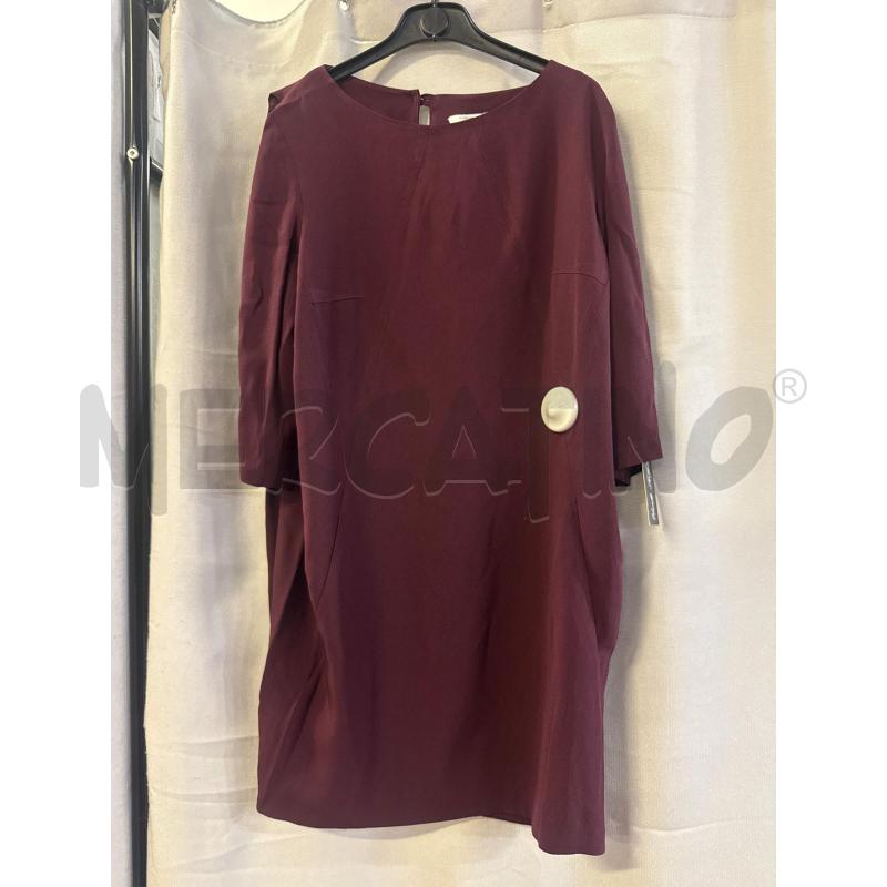 ABITO DONNA ALBERTA TANZINI BORDEAUX TG.L TASCHE | Mercatino dell'Usato Vinci - fraz. sovigliana 1