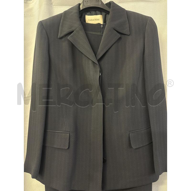 ABITO DONNA CARACTERE + GIACCA GRIGIO RIGATO TG.44 | Mercatino dell'Usato Vinci - fraz. sovigliana 3