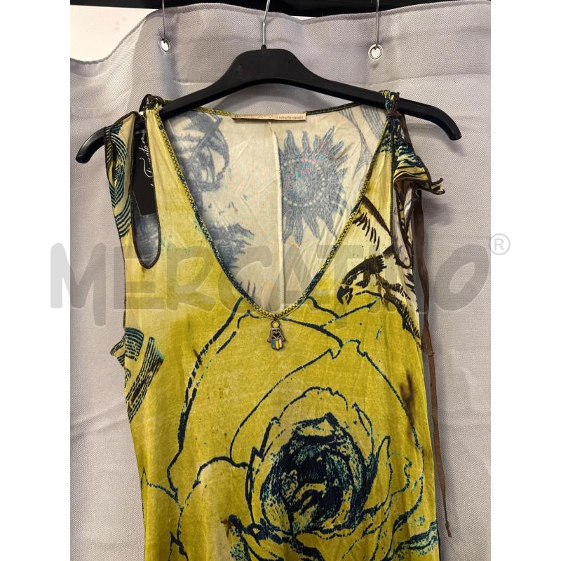 ABITO DONNA CLASS CAVALLI CANOTTA GIALLO VERDE TG.42 | Mercatino dell'Usato Vinci - fraz. sovigliana 2