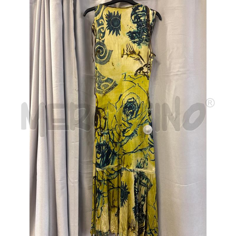 ABITO DONNA CLASS CAVALLI CANOTTA GIALLO VERDE TG.42 | Mercatino dell'Usato Vinci - fraz. sovigliana 4