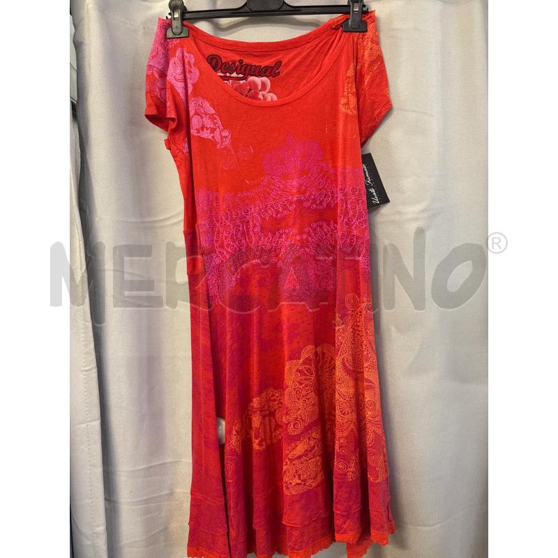 ABITO DONNA DESIGUAL ARANCIO TG.XL | Mercatino dell'Usato Vinci - fraz. sovigliana 1