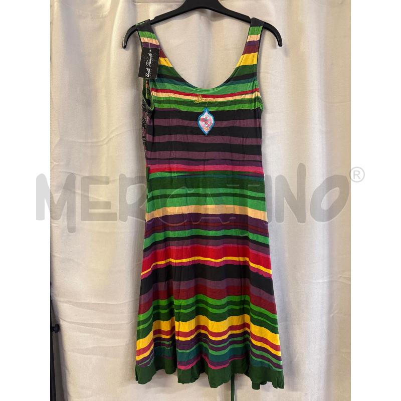 ABITO DONNA DESIGUAL CANOTTA FANTASIA VERDE TG.M | Mercatino dell'Usato Vinci - fraz. sovigliana 2
