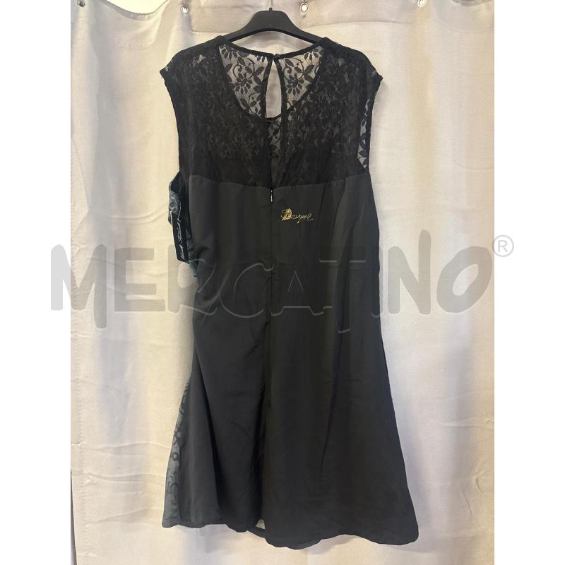 ABITO DONNA DESIGUAL CANOTTA SPALLE PIZZO TG.44 | Mercatino dell'Usato Vinci - fraz. sovigliana 2