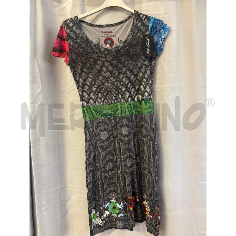 ABITO DONNA DESIGUAL FANTASIA GRIGIA TG.S | Mercatino dell'Usato Vinci - fraz. sovigliana 1