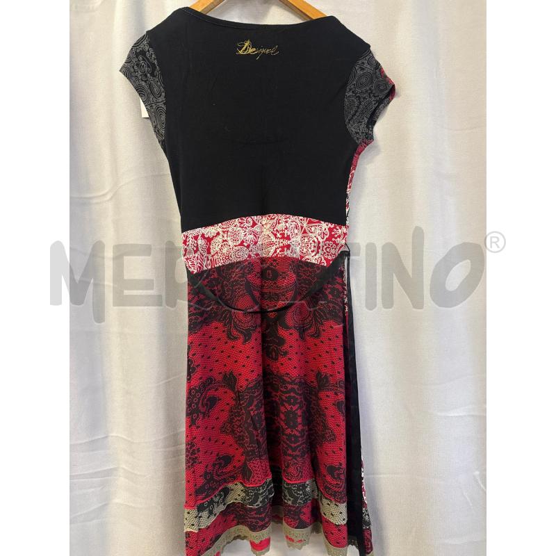 ABITO DONNA DESIGUAL NERO ROSSO TG.M | Mercatino dell'Usato Vinci - fraz. sovigliana 2