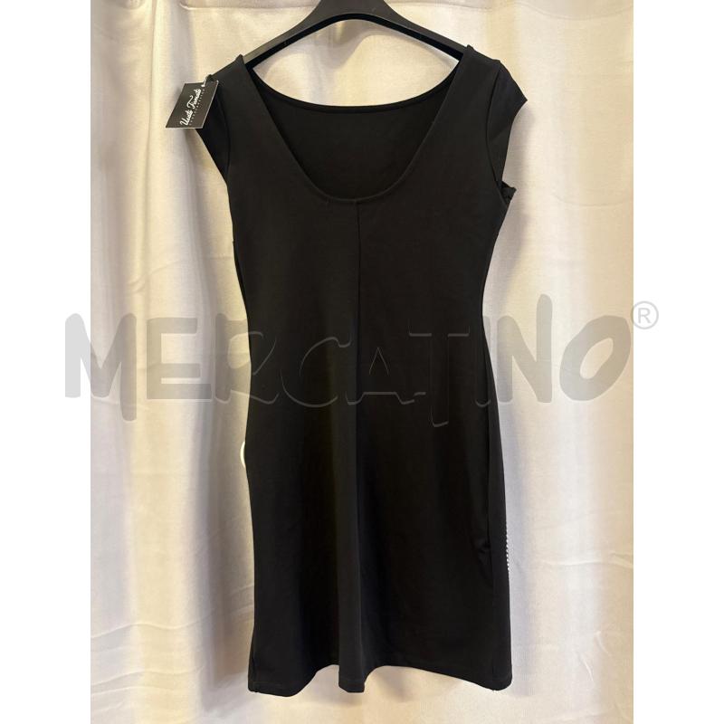 ABITO DONNA DESIGUAL NERO TG.M CUORI FARFALLE BEIGE | Mercatino dell'Usato Vinci - fraz. sovigliana 2