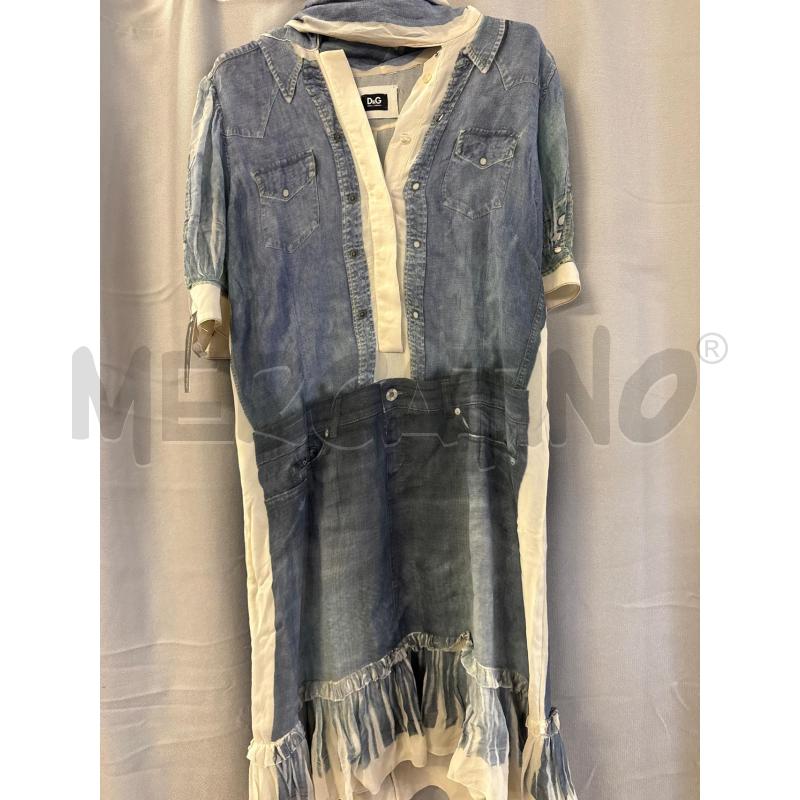 ABITO DONNA D&G AZZURRO PANNA TG.44 | Mercatino dell'Usato Vinci - fraz. sovigliana 2