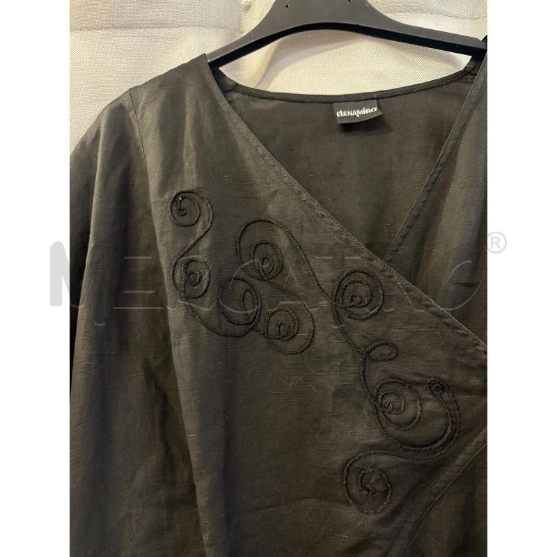 ABITO DONNA ELENA MIRO' NERO MEZZA MANICA TG. 44 | Mercatino dell'Usato Vinci - fraz. sovigliana 2
