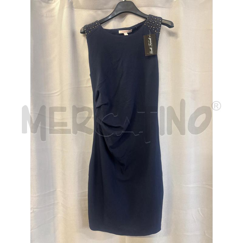 ABITO DONNA ESPRIT CANOTTA BLU SPALLE BORCHIE TG.38 | Mercatino dell'Usato Vinci - fraz. sovigliana 1