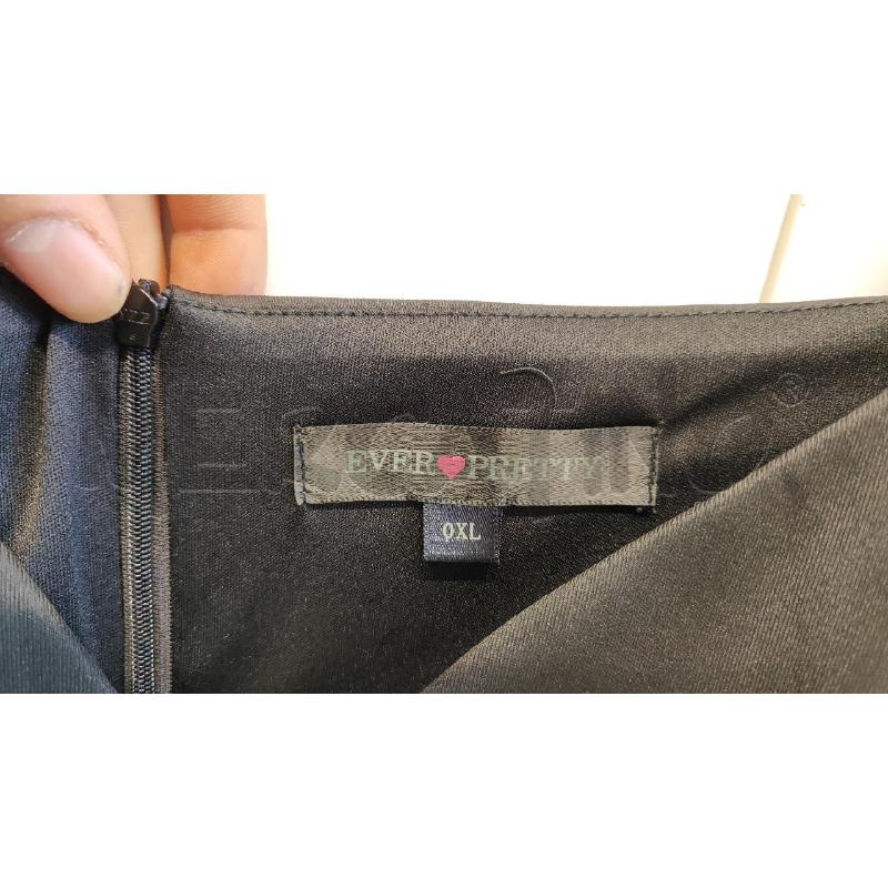 ABITO DONNA EVER PRETTY NERO MANICHE TULLE PAILLETTES TG.0XL | Mercatino dell'Usato Vinci - fraz. sovigliana 3