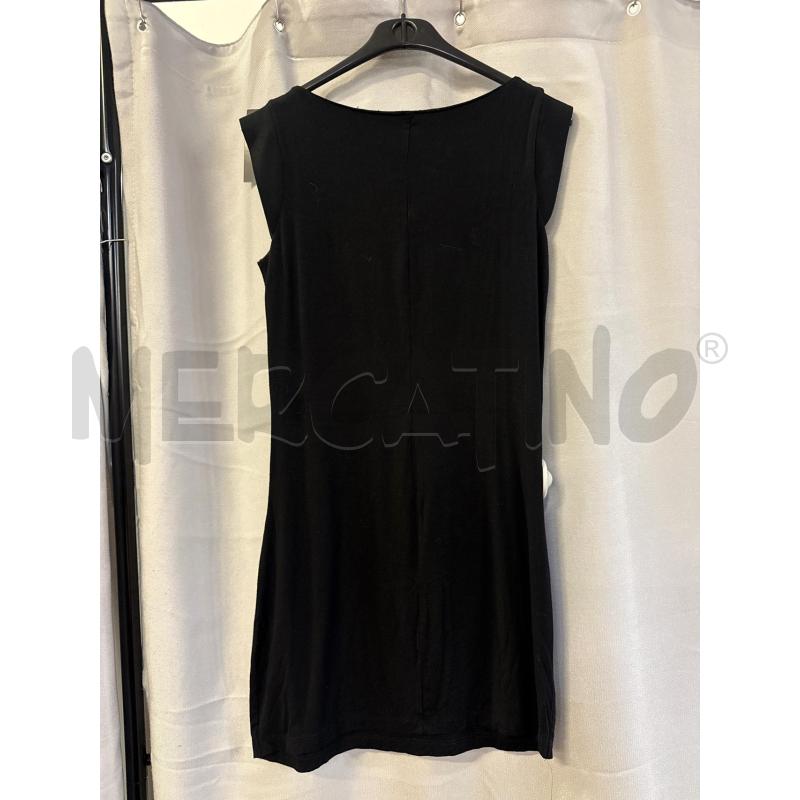 ABITO DONNA GAUDI CANOTTA NERO BORCHIE ARGENTO E BLU | Mercatino dell'Usato Vinci - fraz. sovigliana 2
