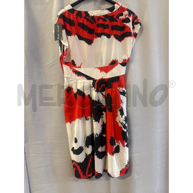 ABITO DONNA GF FERRE TG.32/46 FANTASIA ROSSA NERA PANNA | Mercatino dell'Usato Vinci - fraz. sovigliana 3