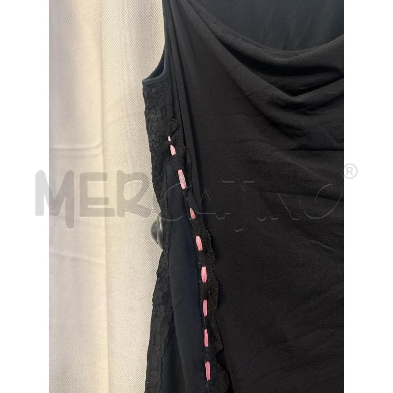 ABITO DONNA KOSAMUI NERO LACCINI NASTRINI ROSA TG.M | Mercatino dell'Usato Vinci - fraz. sovigliana 2