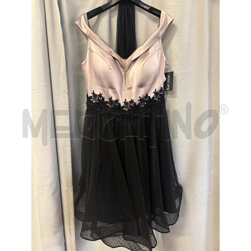 ABITO DONNA LANCETTI LILLA GONNA TULLE NERO TG.48 | Mercatino dell'Usato Vinci - fraz. sovigliana 1