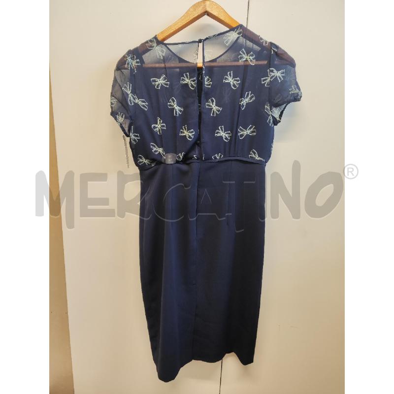 ABITO DONNA LUISA SPAGNOLI BLU FIOCCHI TG.44 | Mercatino dell'Usato Vinci - fraz. sovigliana 2