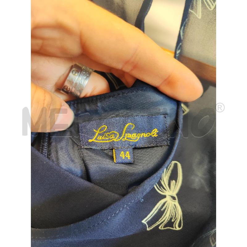 ABITO DONNA LUISA SPAGNOLI BLU FIOCCHI TG.44 | Mercatino dell'Usato Vinci - fraz. sovigliana 3