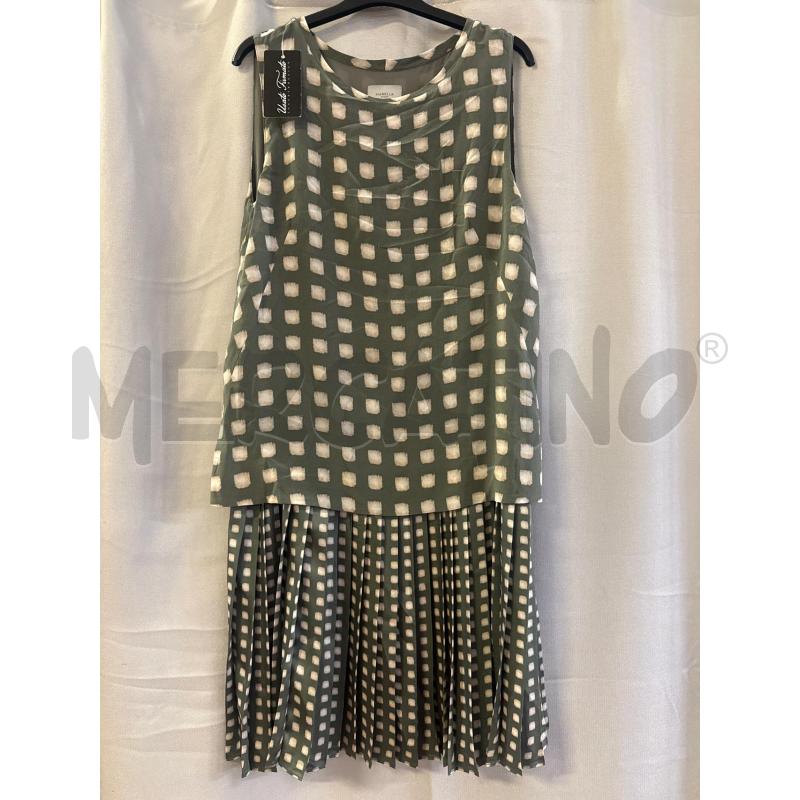 ABITO DONNA MARELLA CANOTTA VERDE QUADRETTI TG.44 | Mercatino dell'Usato Vinci - fraz. sovigliana 1