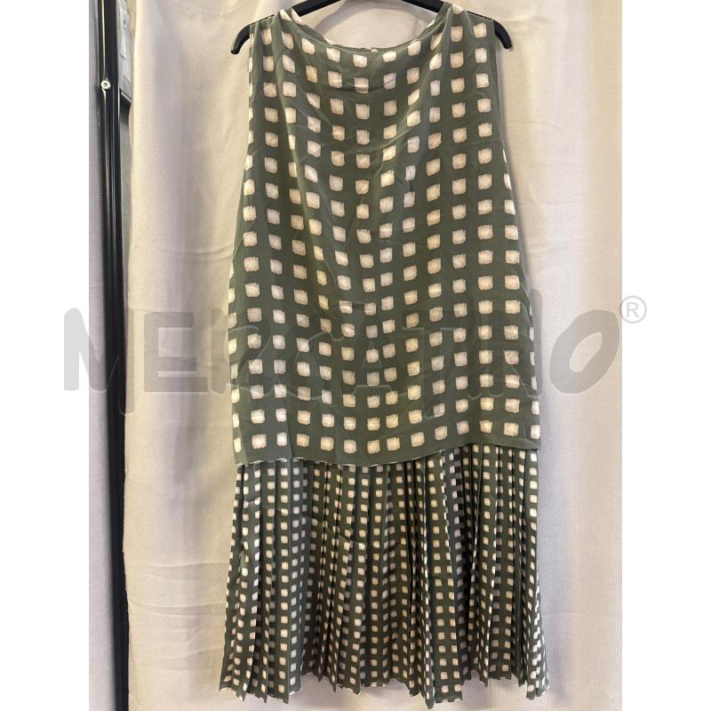 ABITO DONNA MARELLA CANOTTA VERDE QUADRETTI TG.44 | Mercatino dell'Usato Vinci - fraz. sovigliana 2