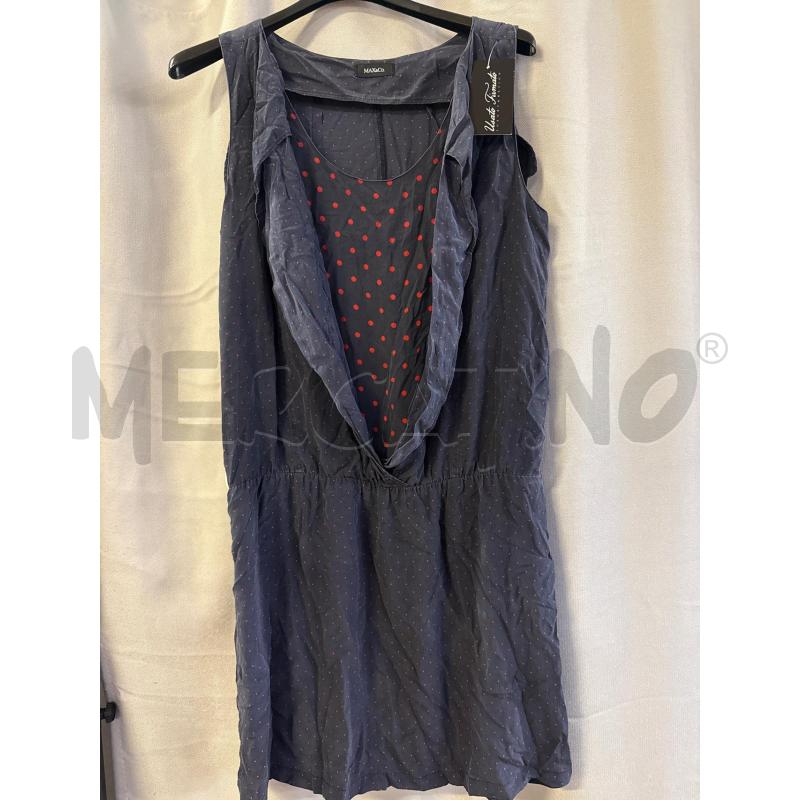 ABITO DONNA MAX&CO BLU POIS ROSSI TG.44 | Mercatino dell'Usato Vinci - fraz. sovigliana 1