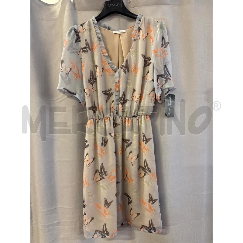 ABITO DONNA PATRIZIA PEPE GRIGIO FARFALLE TG.40 | Mercatino dell'Usato Vinci - fraz. sovigliana 1