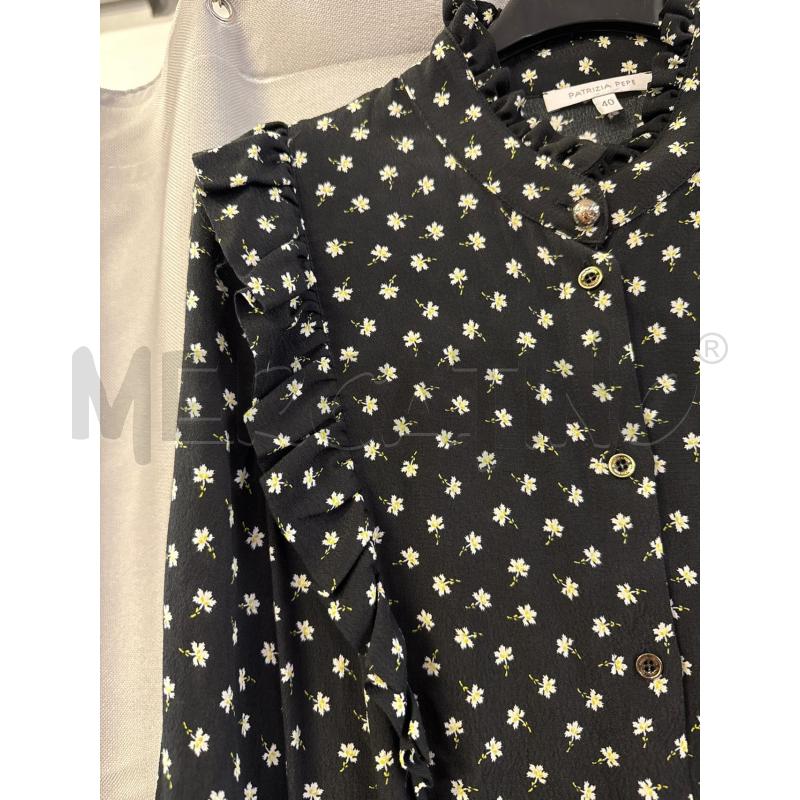 ABITO DONNA PATRIZIA PEPE NERO FIORELLINI BIANCHI TG.40 | Mercatino dell'Usato Vinci - fraz. sovigliana 2