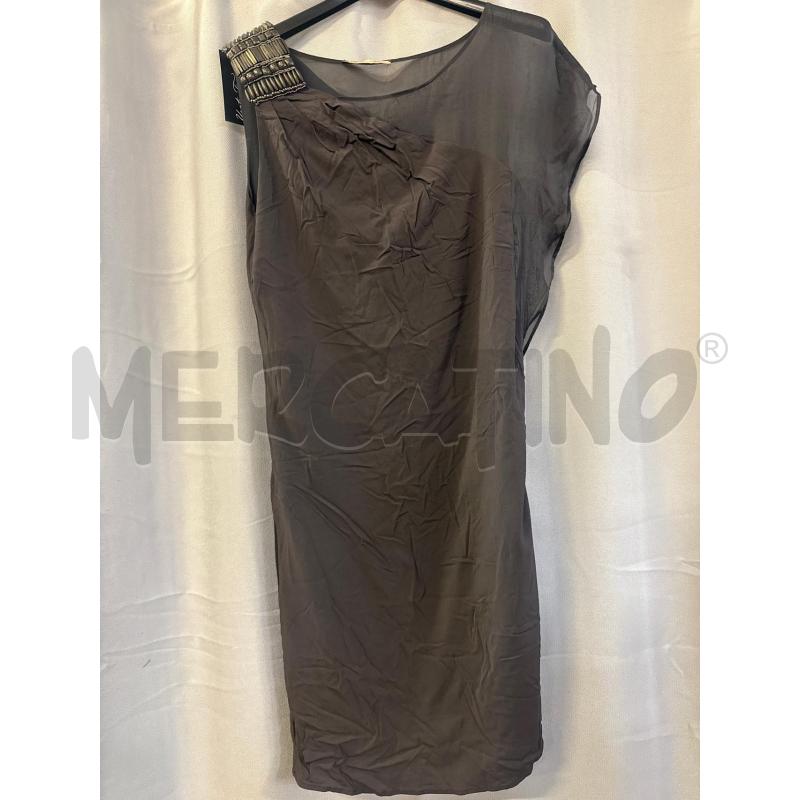 ABITO DONNA PENNYBLACK MARRONE GRIGIO SPALLA METALLI  | Mercatino dell'Usato Vinci - fraz. sovigliana 1
