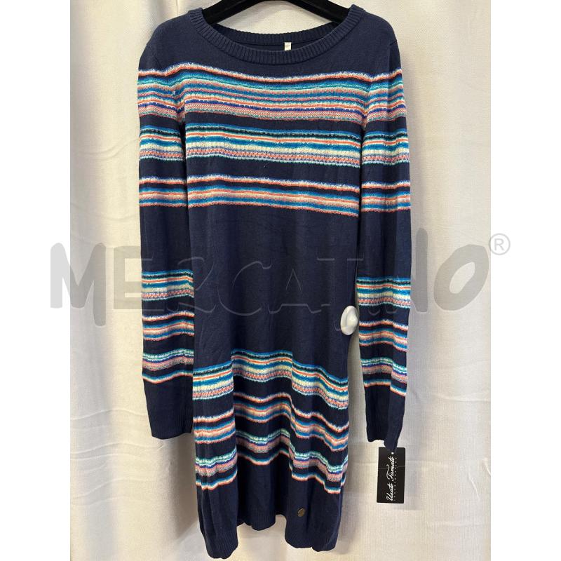 ABITO DONNA PEPE JEANS BLU RIGHE ARANCIO PANNA TG.M | Mercatino dell'Usato Vinci - fraz. sovigliana 1