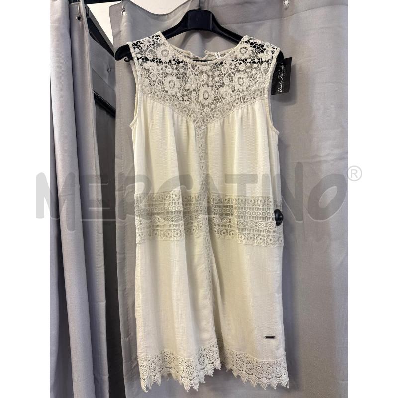 ABITO DONNA PEPE JEANS PANNA CANOTTA TG.S SPALLE PIZZO | Mercatino dell'Usato Vinci - fraz. sovigliana 1