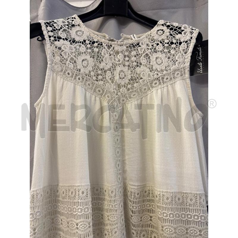 ABITO DONNA PEPE JEANS PANNA CANOTTA TG.S SPALLE PIZZO | Mercatino dell'Usato Vinci - fraz. sovigliana 2