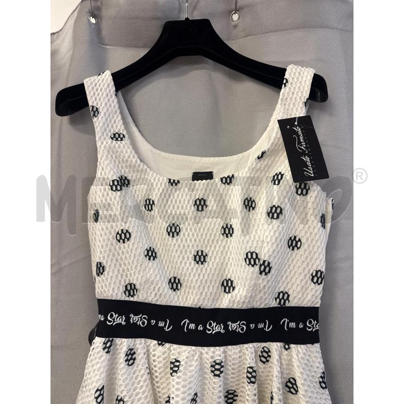 ABITO DONNA PINKO CANOTTA BIANCO POIS BLU FORATO TG.40 | Mercatino dell'Usato Vinci - fraz. sovigliana 2