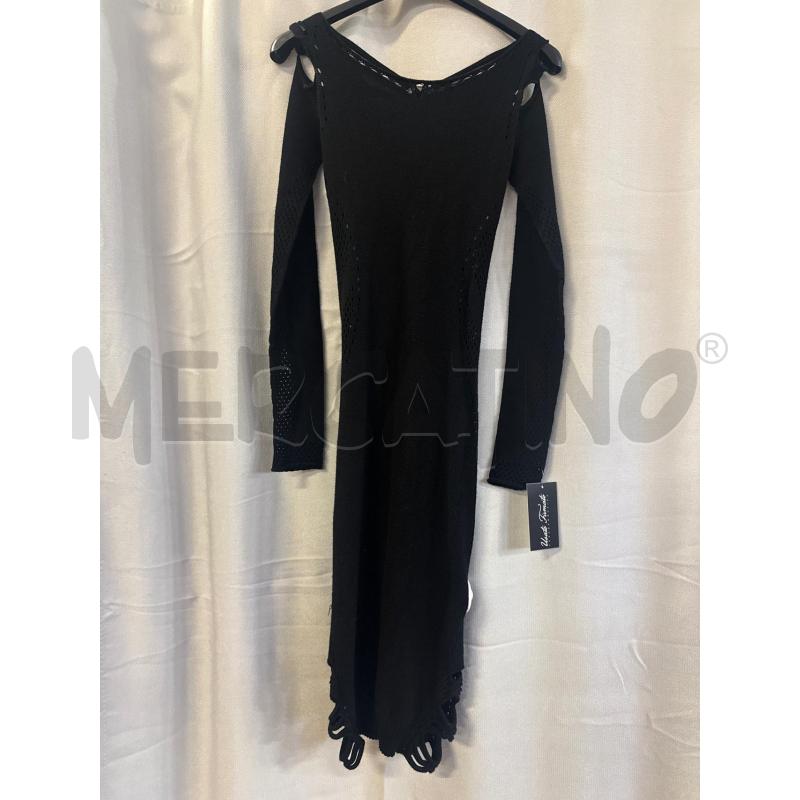 ABITO DONNA PINKO NERO MAGLINA LACCINI SENZA TG | Mercatino dell'Usato Vinci - fraz. sovigliana 1