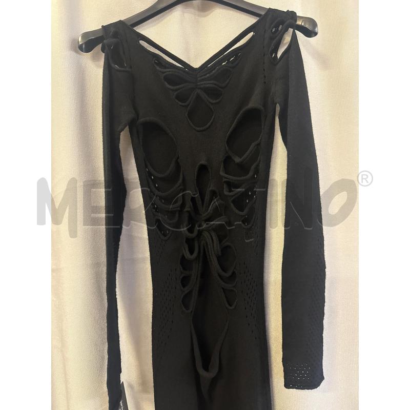 ABITO DONNA PINKO NERO MAGLINA LACCINI SENZA TG | Mercatino dell'Usato Vinci - fraz. sovigliana 3