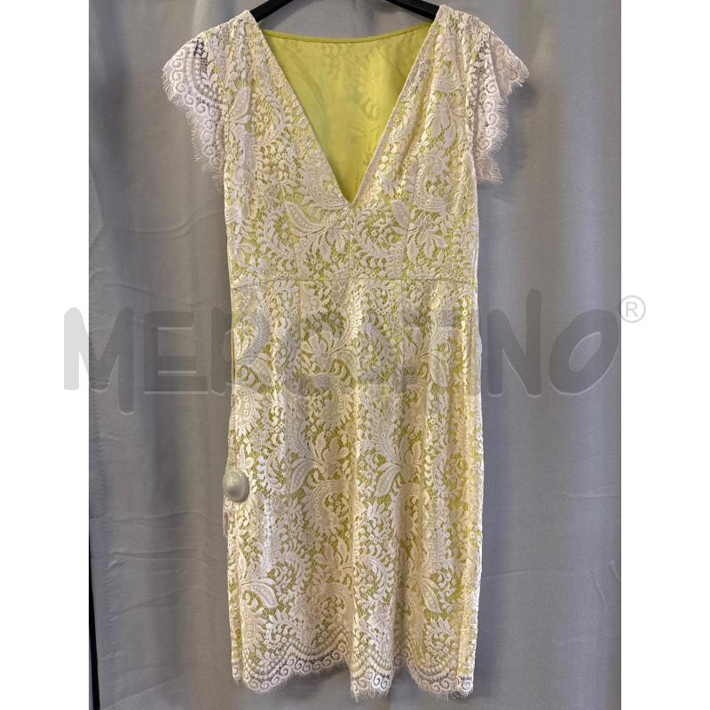 ABITO DONNA PINKO PIZZO PANNA SOTTO VERDE TG.44 | Mercatino dell'Usato Vinci - fraz. sovigliana 1