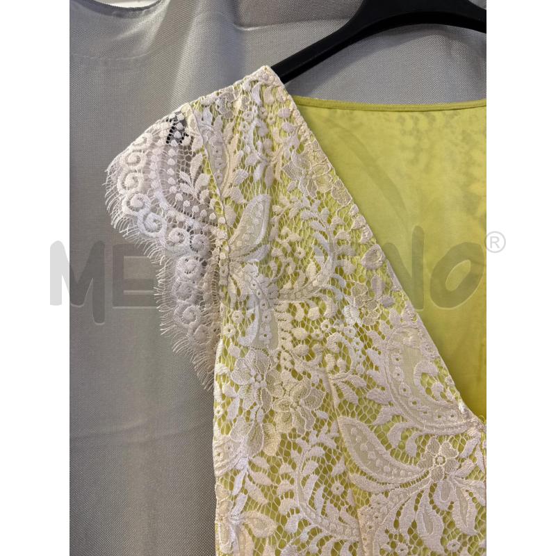 ABITO DONNA PINKO PIZZO PANNA SOTTO VERDE TG.44 | Mercatino dell'Usato Vinci - fraz. sovigliana 2